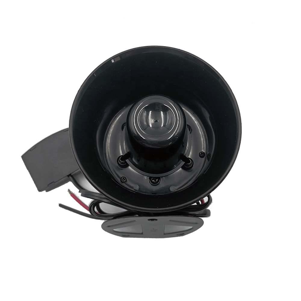 Black 100-105db Tweeter Siren And Speaker Motorcycle Horn