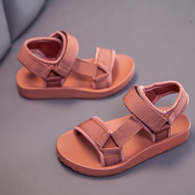 high quality luxury kids flat sandals school children boys buckle strap eva beach sandals