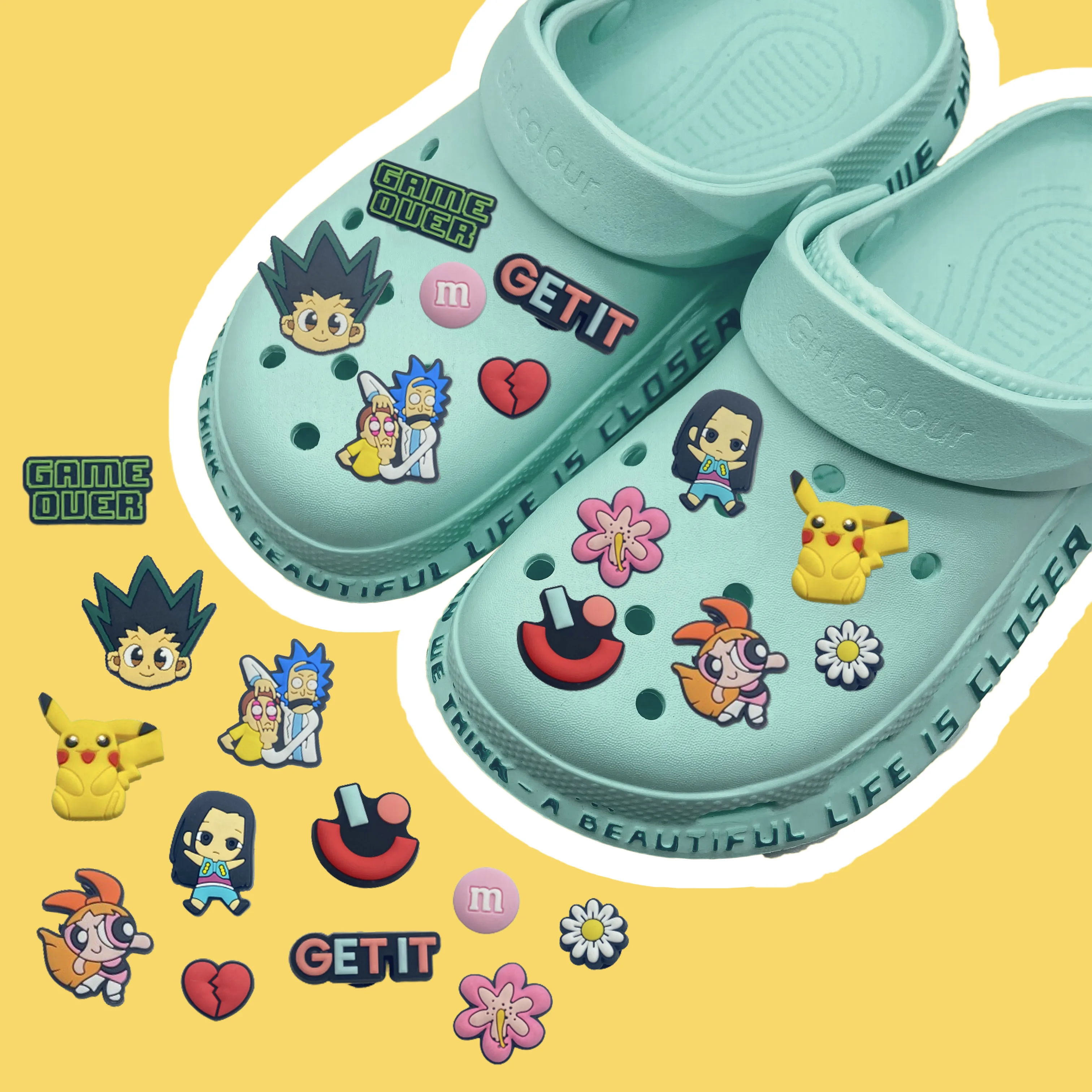 Pvc Shoe Charms Customized Croc Shoe Charms Decoration For Croc Charms