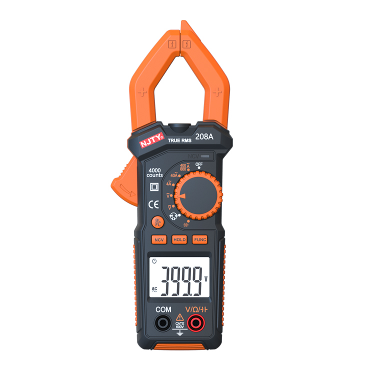 Digital Clamp Multimeter AC/DC Voltmeter With Temperature Test AC Current Meter Multi Tester