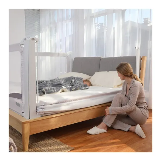 New Design Baby Bed Railing, Modern Breathable Bed Guard Rail/