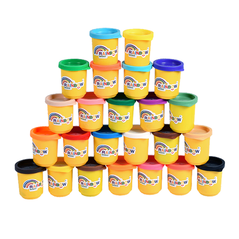 24 colors plasticine modeling clay polymer clay play dohs set for kids clay play toys
