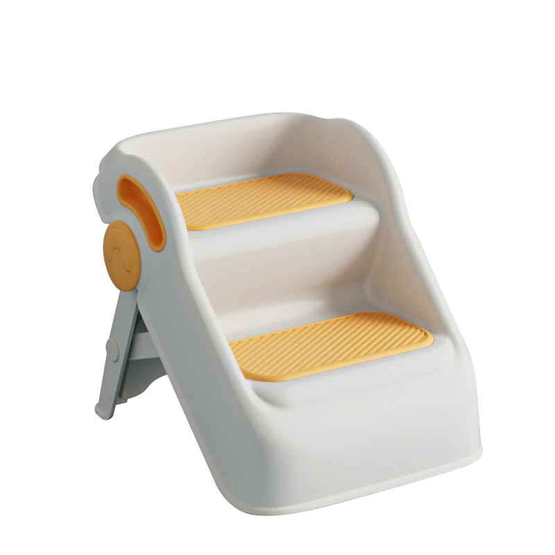 Foldable Ladder Step Stool Kitchen Helper Stable and Safety Baby Step Ladder For Potty Training