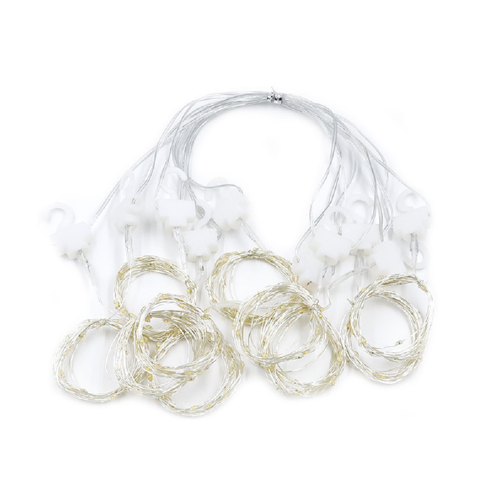 Christmas Lights Fairy String LED Christmas Lights Curtain Garland USB Festoon Remote Christmas Decor for Home New Year 2022