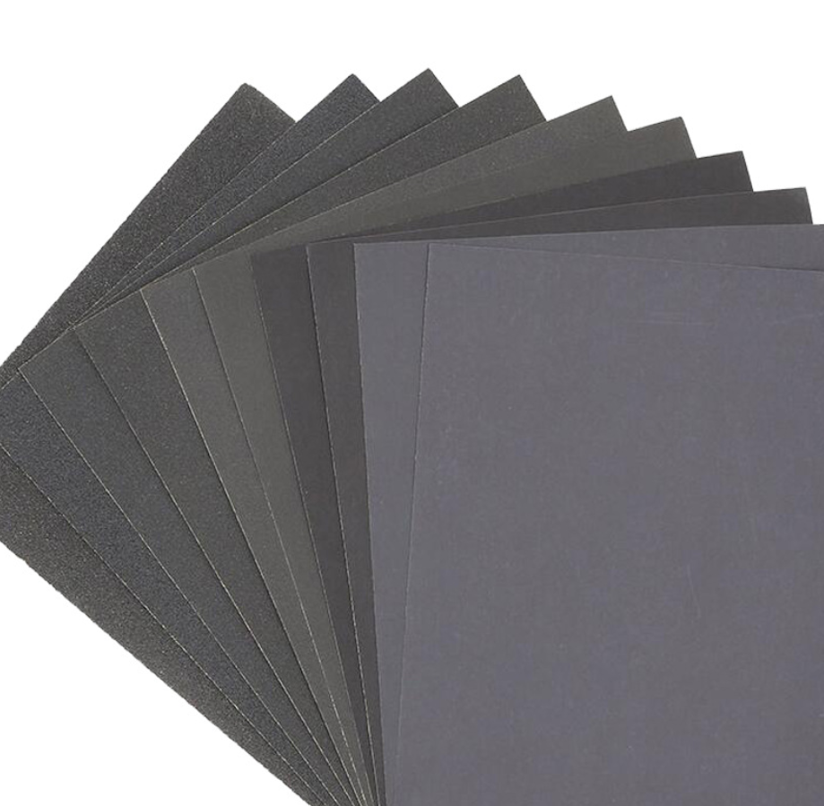 Sandpaper Girt 120 to 3000 Sand Paper used with Sanding Block Sander, Wet Dry Abrasive Sandpapers 9X3.6inch