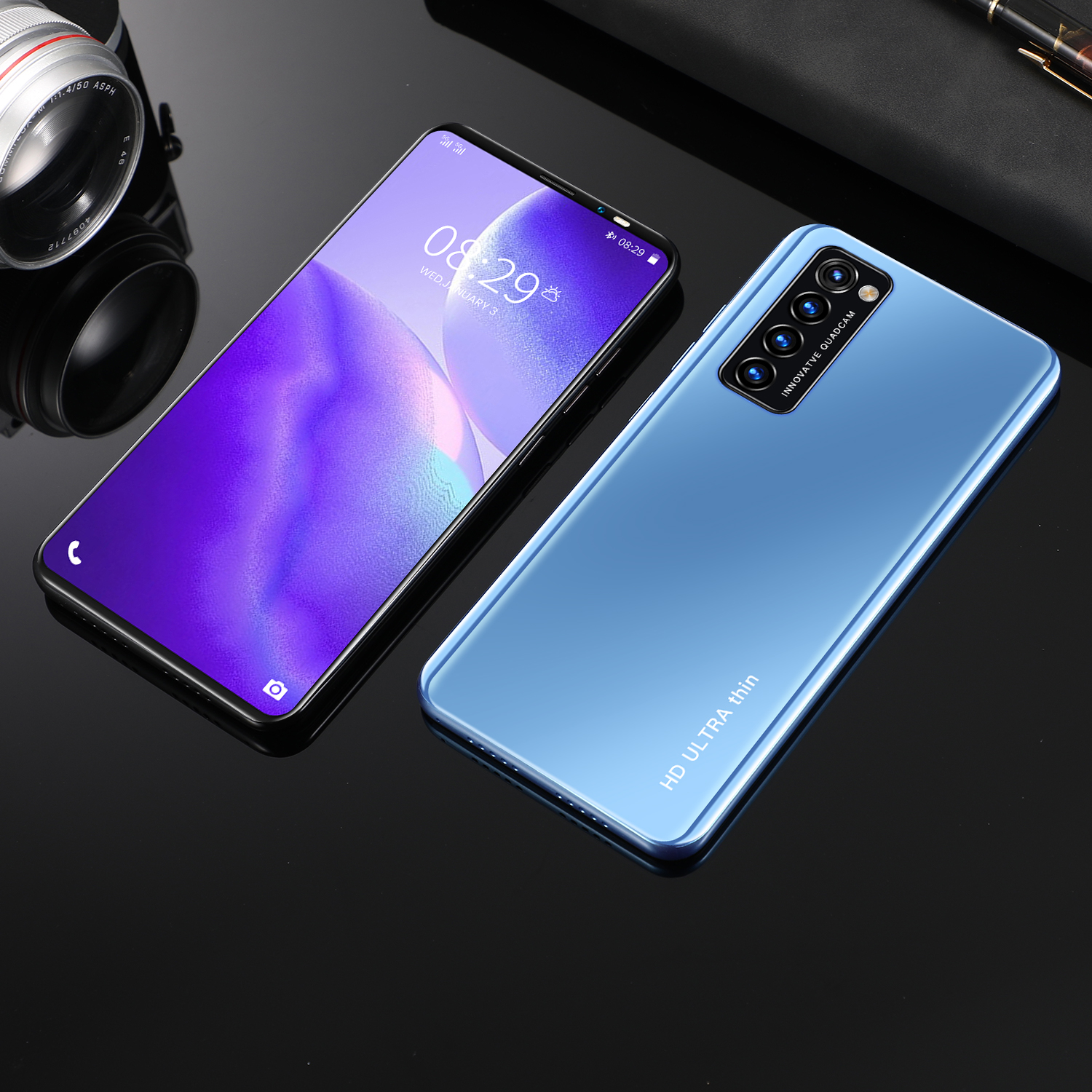 Смартфон Rino4 pro на Android, 5,8 дюйма, 1080x2320, 256 ГБ, 4800 мАч