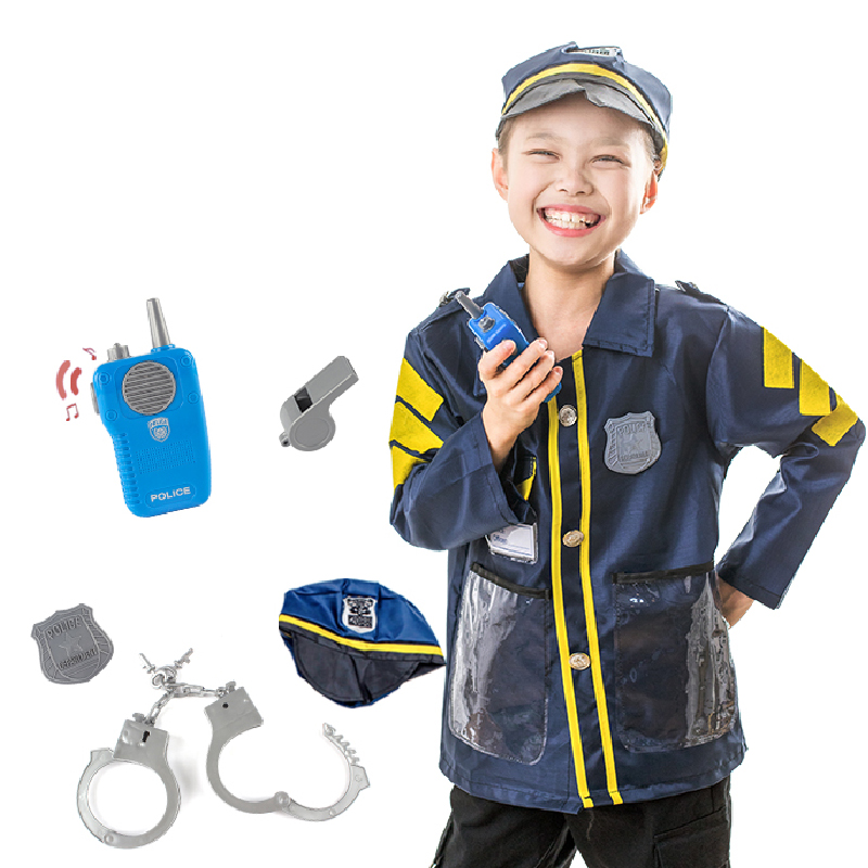Movie And Tv Drama Character Costumes Decoration Cosplay Costumes Police clothing kit toys