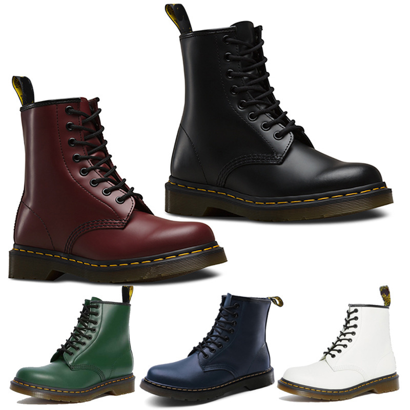 2021 new large size British style couple short boots men and women leather summer trend motorcycle boots