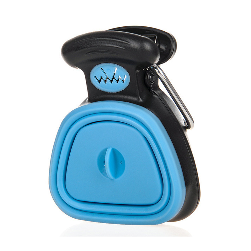 Dog Travel Foldable Pooper Scooper With 1 Roll Decomposable Bags Poop Scoop Pick Up Excreta Cleaner Pet Toilet Picker