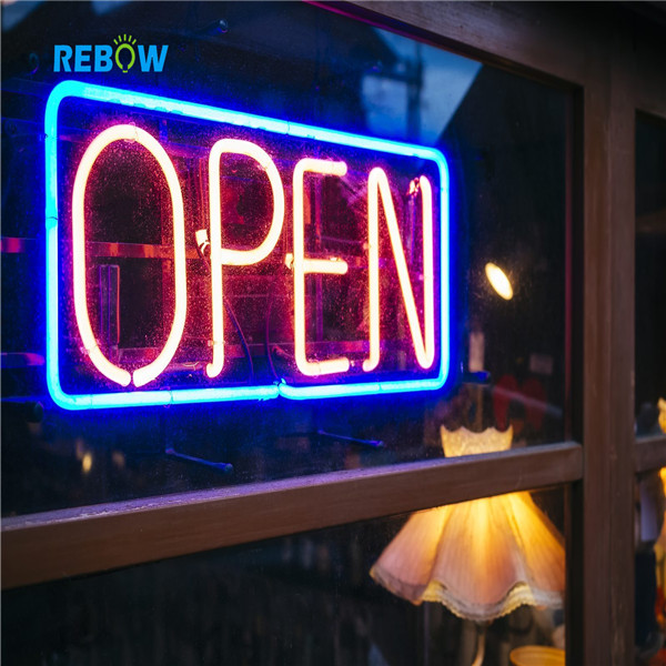 Акриловые силиконовые светодиодные буквы Rebow, открытые неоновые вывески, фэтбайк, с днем рождения, светодиодная неоновая вывеска на заказ