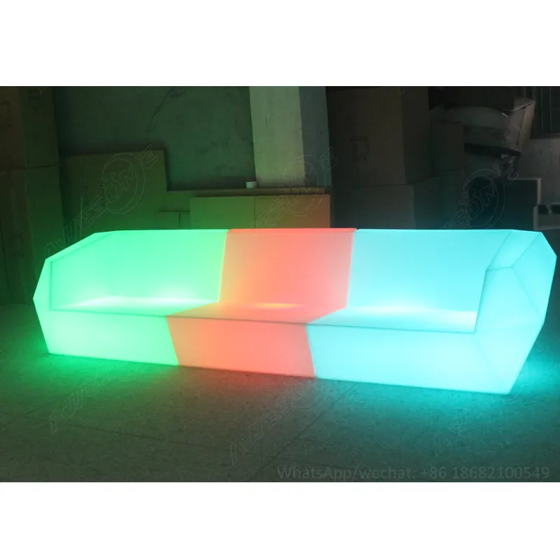 Outdoor Led Furniture Lighting 16 Colour Changing Led Light up Furniture Set Lighted Bar Furniture