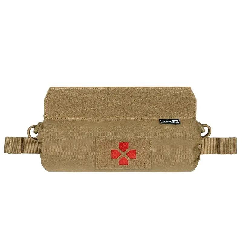 TOPTACPRO Multicam Roll 1 Hunting Med kit Survival Emergency Trauma Pouch Medical Pouch First Aid Kit Bag
