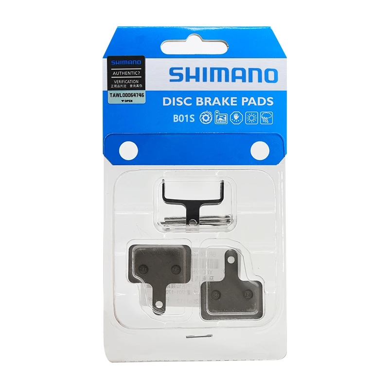 Тормозные колодки SHIMANO B01S для горного велосипеда, 2 поршня/смола, широкая форма, подходит для Deore LX ALIVIO ALTUS ACERA Series, оригинальная часть