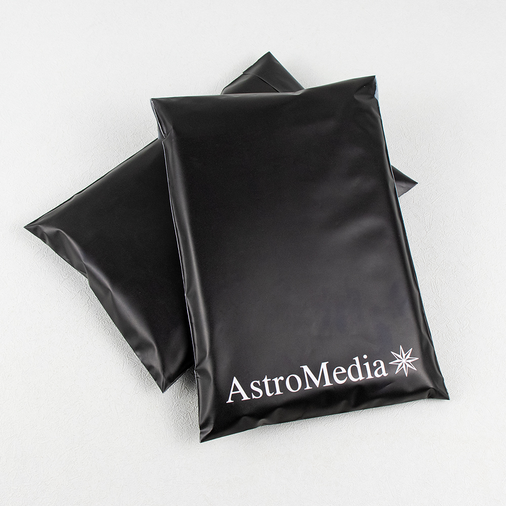 Strong Adhesive Personalized Customized Printed Waterproof Self Adhesive Black Plastic Envelope Poly Mailers Mailing Bags