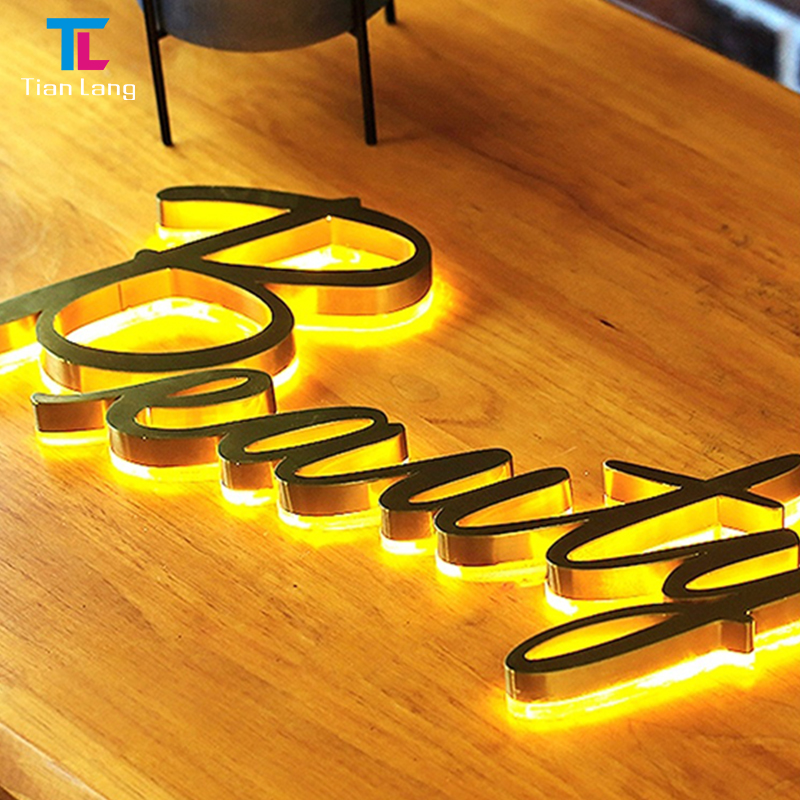 High Brightness 3D Metal Signs Custom Led Luminous Characters illuminated sign 3d channel letter sign