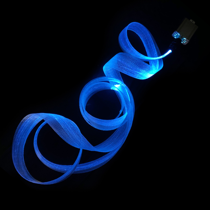 Plastic fiber optic netting lighting decoration for tree and ceiling
