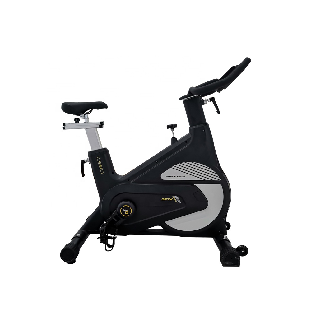 Indoor Cycling Spinning Stationary Exercise Bike for Home Gym with Comfortable Seat Cushion