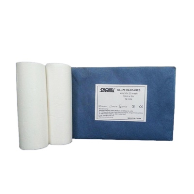 medical 100% cotton sterile gauze bandage