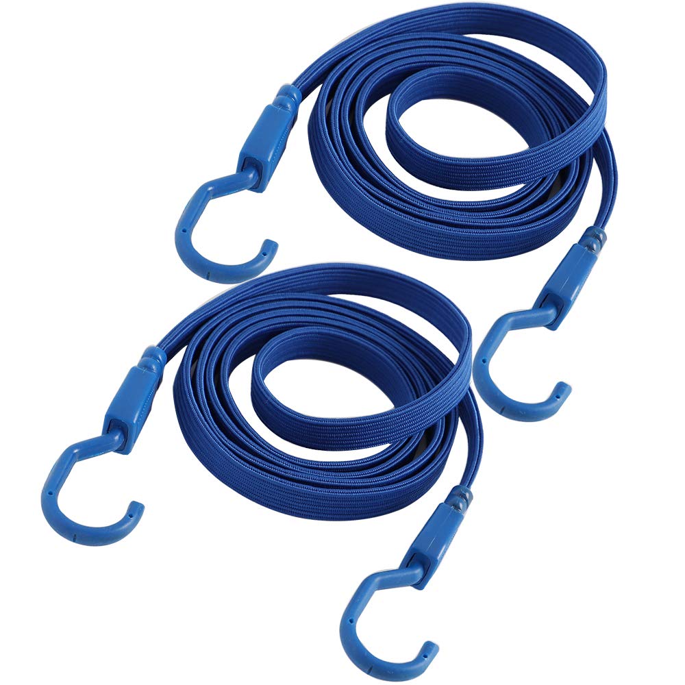XSTRAP 2pc 18mm x 2m bungee cords flat cord bungee cords 18mm bungee cord