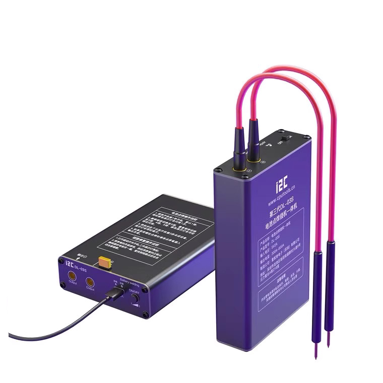 Точечный сварочный аппарат I2C Φ, 5 зубьев, Регулируемый мини-аппарат для точечной сварки iPhone, аккумуляторная батарея 18650, набор инструментов для точечной сварки