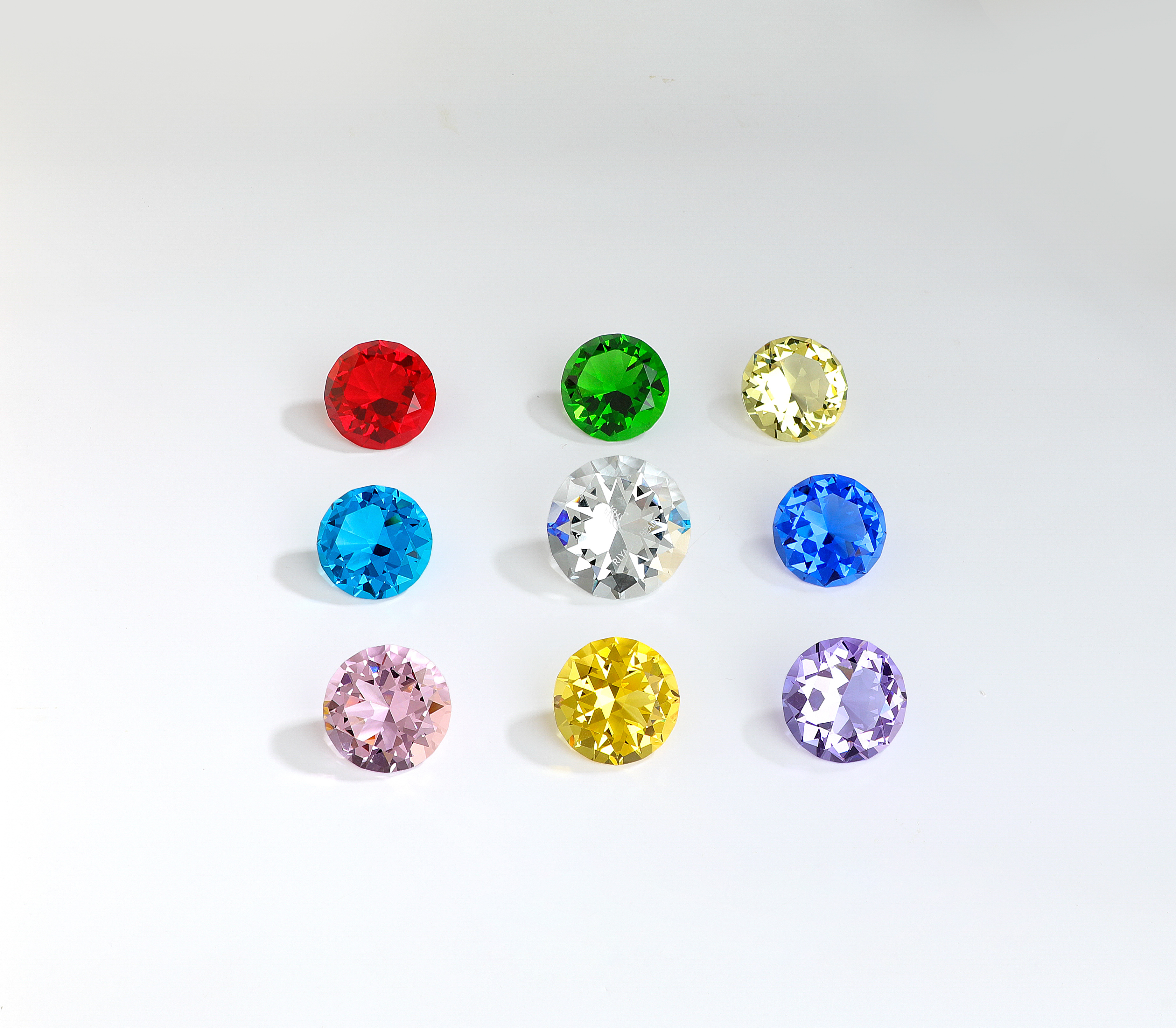 low price multi colour crystal diamond Support samples custom crystal diamonds
