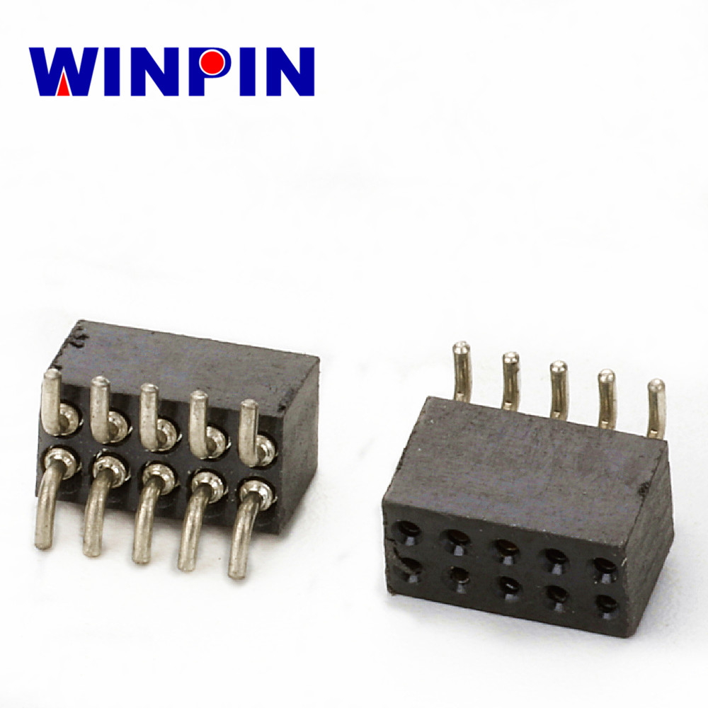 Круглые штыревые разъемы WINPIN 1,27 мм, шаг SMT типа 3,8 мм, высота 2x5P