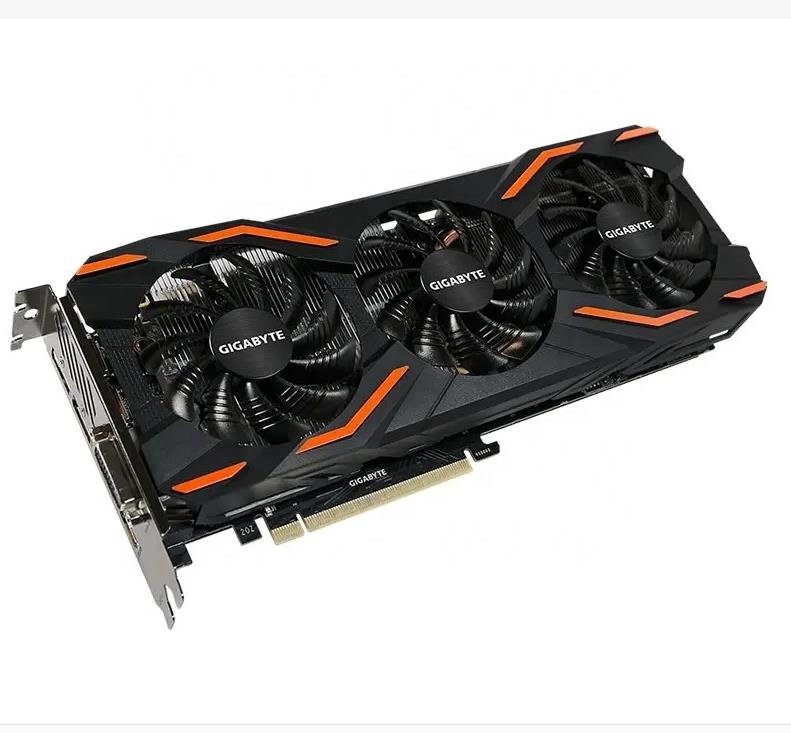 Графические карты NVIDIA GEFORCE GTX 1070 8g, оригинальная Видеокарта Asus GIGABYTE MSI AMD 1070 TI, б/у графическая карта