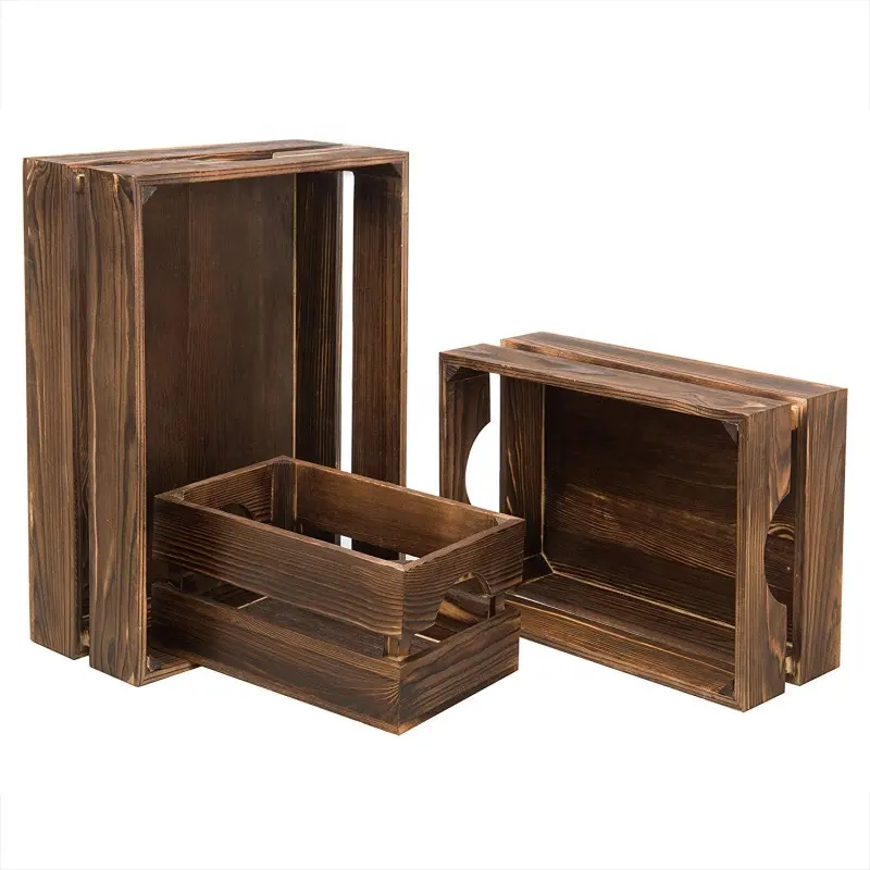 Quality creative wooden vintage storage box