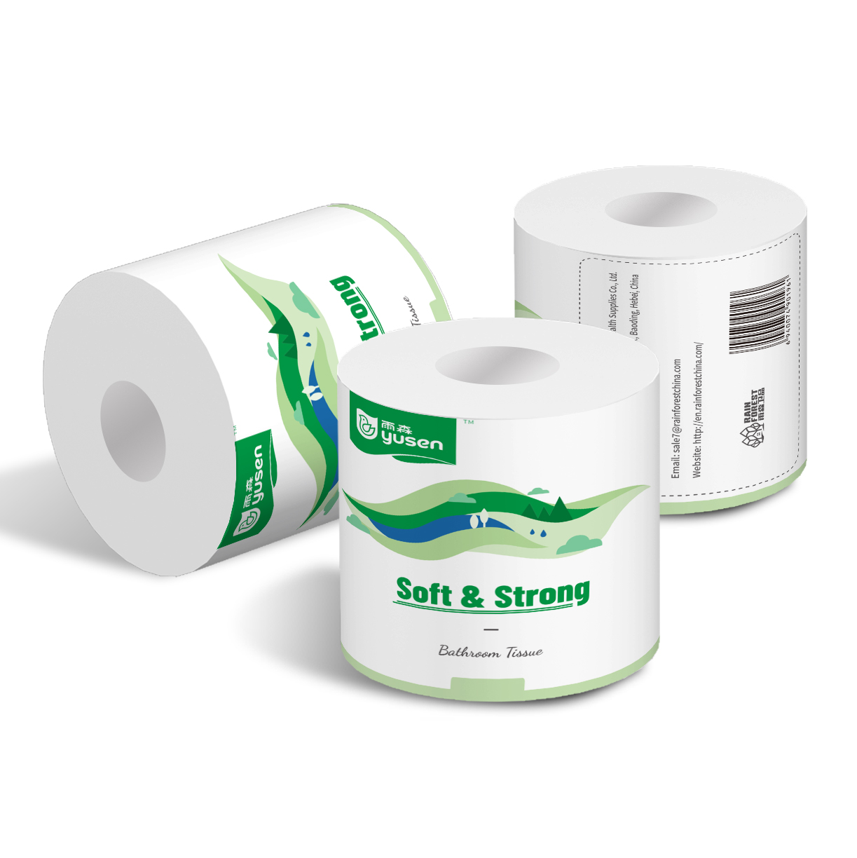 Chinese wholesale bathroom tissue silky toilet paper roll