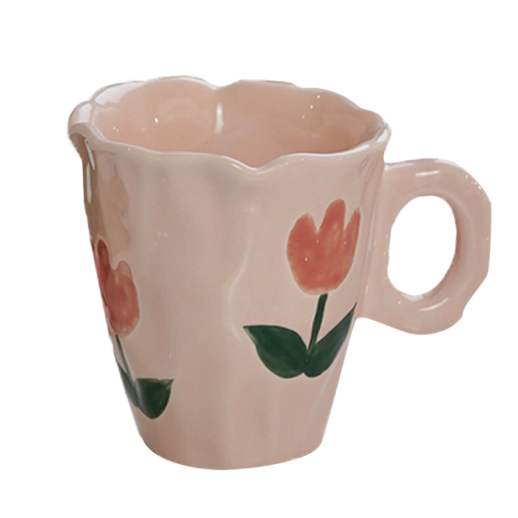 2022 newest Creativity Mr And Mrs Mugs Ceramic Coffee Mugs Irregular handmade Ceramic Coffee Mugs
