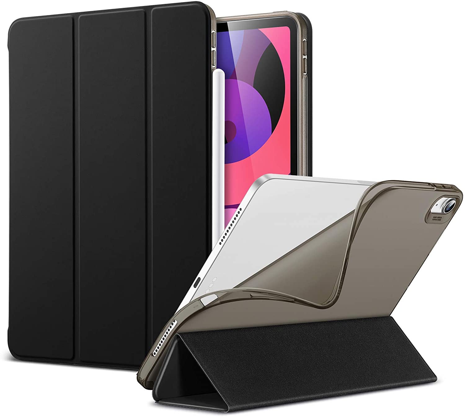 Чехол QIYU для iPad Air 4 10,9, распродажа, складной чехол тройного сложения, ультратонкий кожаный чехол-книжка для планшета iPad 10,9 2020