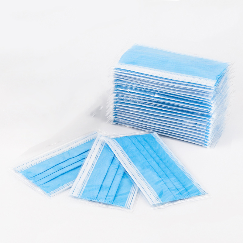 Individually Wrapped Face Mask 3 Layers Barbijo Quirurgico Of Dust-Proof Disposable Facemask for CE