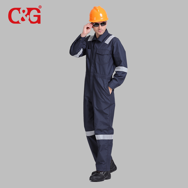 Комплексное обслуживание, 200 г, Ткань Nomex IIIA, темно-синяя огнезащитная одежда