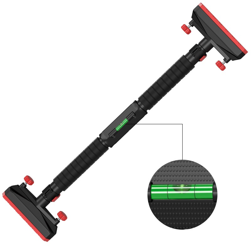 Adjustable Pull Up Door Bar For Home Fitness Auto Locking Horizontal Doorway Chin up Bar
