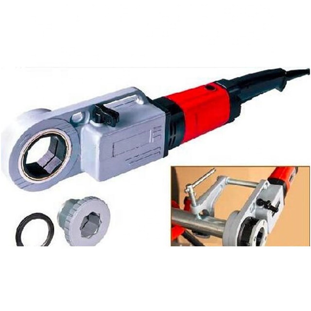 220V ручной Электрический резьбонарезной станок портативный винторезный станок легкое обслуживание малых резьбы оборудование