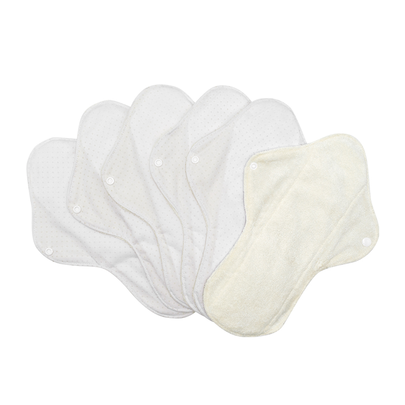 Waterproof Women Cloth Pads Sanitary Napkins Reusable Bamboo Fiber Women Menstrual Washable Pads Lady Cotton Towel Pad