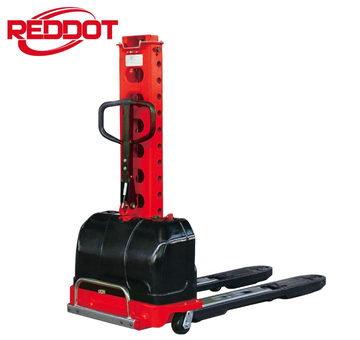 REDDOT venta caliente 500kg Autopropulsadas, полуэлектрический apilador de paletas