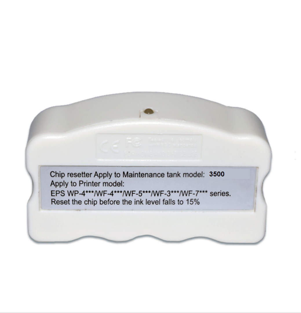 Bulk Cis Continuous ink supply C3510 C3520 Compatible Chip Resetter For Epson TM-C3500 Sjic22p inkjet color Label printer