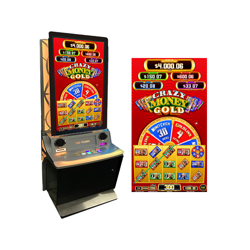 video gambling machines Software Coin Operated Game Machine Crazy Money Gold Slot Game Cabinet 43 Inch/slot game software