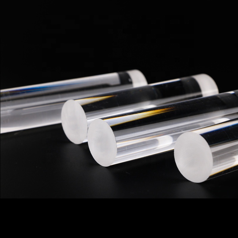 High temperature resistant transparent quartz glass rod