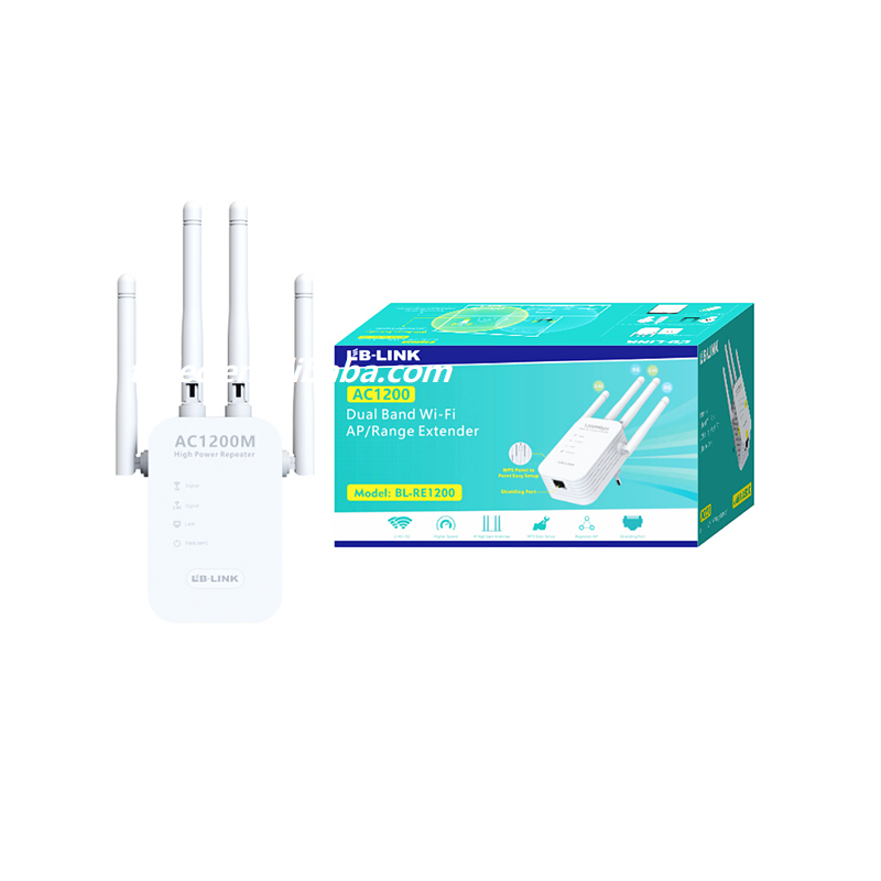 BL-RE1200 Wi-Fi ретранслятор, AC1200M 2,4G/5G Wi-Fi расширитель диапазона Wi-Fi в помещении, усилитель сигнала