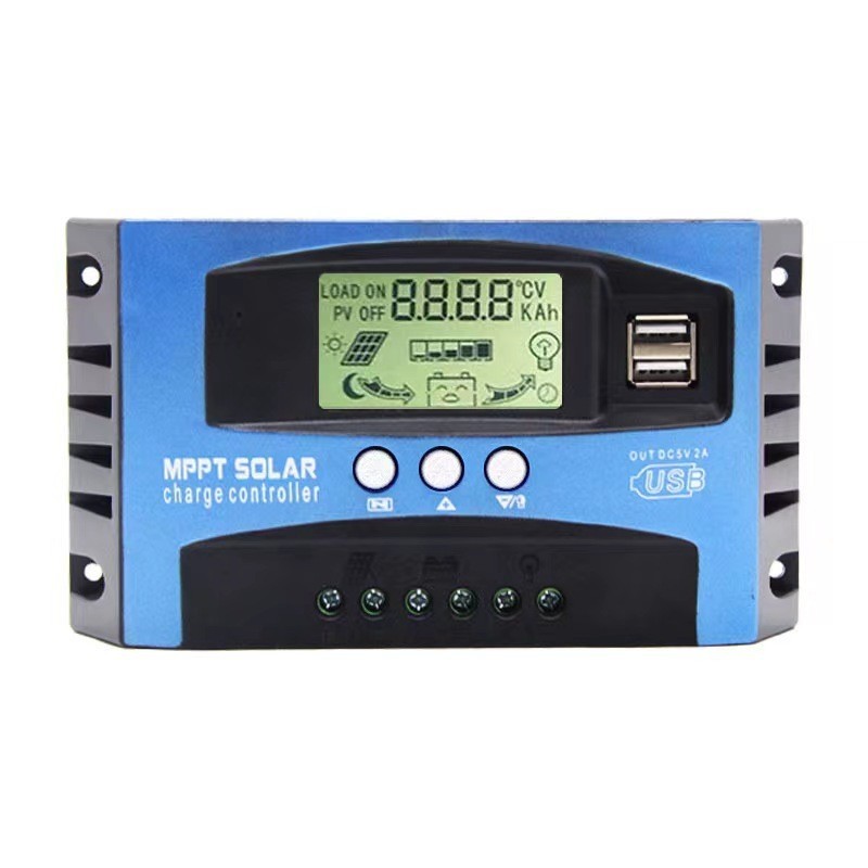 Solar charging controller LCD+USB+DC solar controller 30A 12V 24V battery voltage