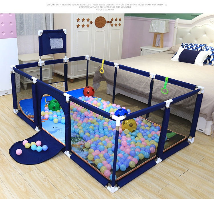 Best-Selling Oxford Cloth Baby Playpens Square Baby Travel Cot Folding Baby Playpens