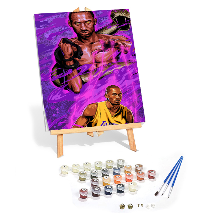 Картина по номерам на холсте NBA Player Star Home Wall Art DIY