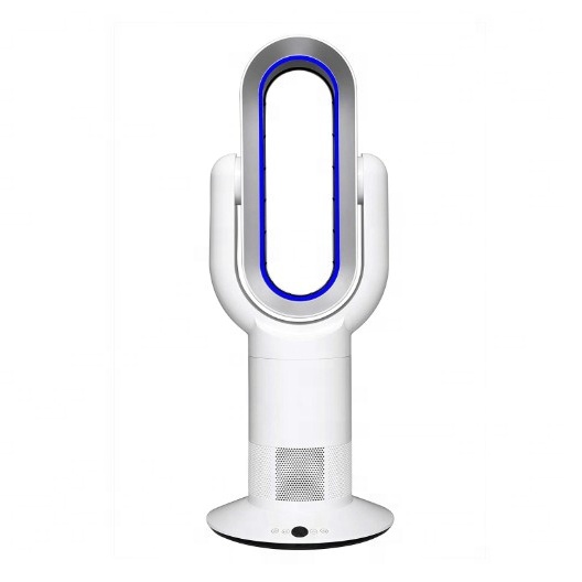 Lightly LCD Display 26'' Cool and Heat Smart Bladeless Tower Fan Heater with thermostatically PTC ceramic indoor Cone Heater