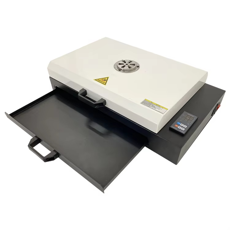 Newly Designed Intelligent A3 A4 Dtf Pet Film Dryer Heating Drying DTF Curing Oven Machine powder coating oven
