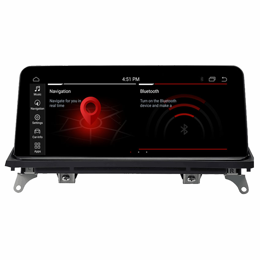 Автомобильный GPS-навигатор KANOR, 1920*720, 10,25 дюймов, Android 10, 8 ядер, ЦП, 4 Гб ОЗУ, 64 Гб ПЗУ, для BMW X5 E70, X6, E71, CCC, CIC