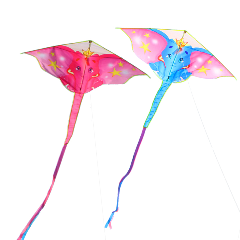 2021 Chinese cheap children easy to take off animal flying elephant kite