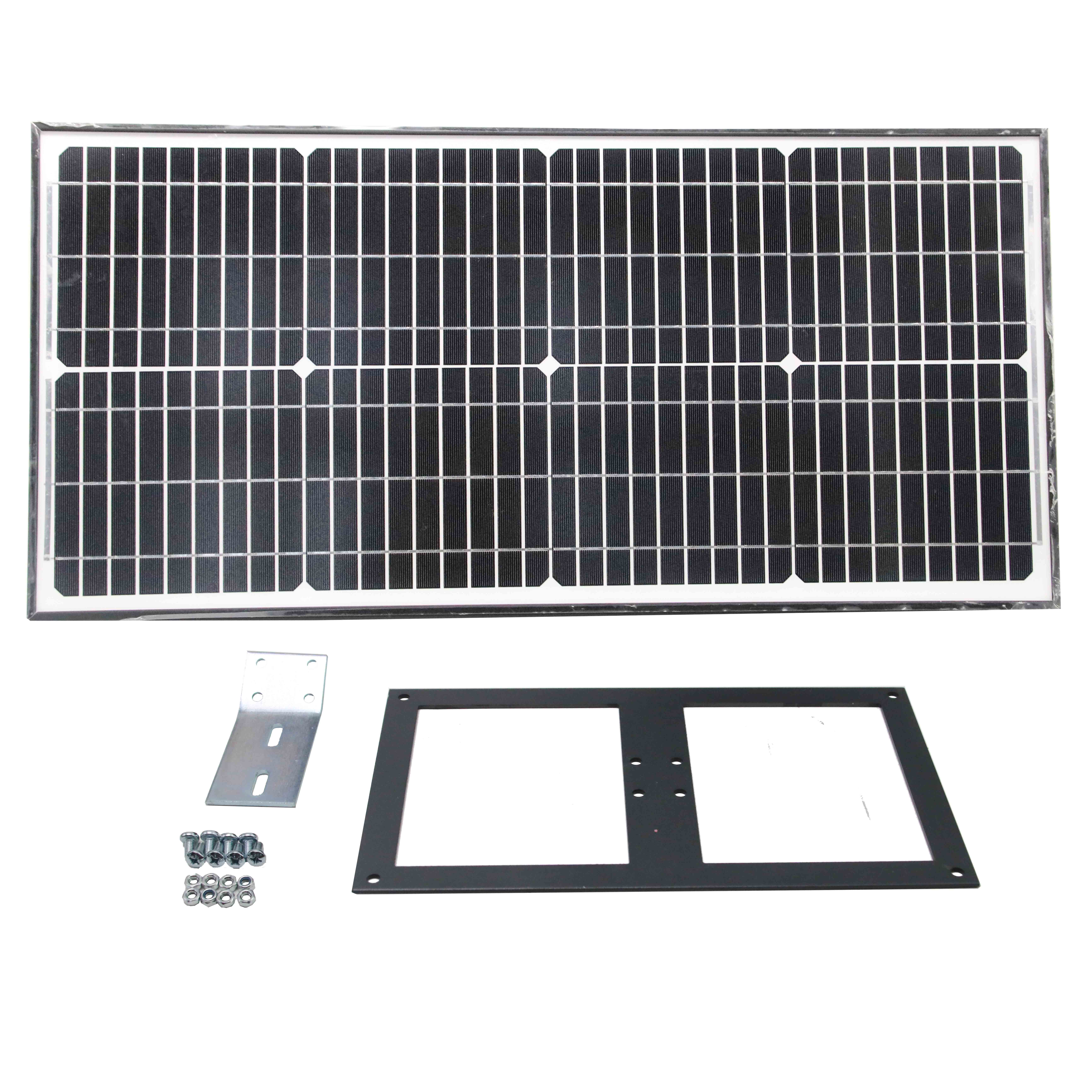 DC24V Micro Solar Panel 30 Watt 24V Monoc Gate Opener Solar Panel Battery Charging Controller Kit for Gate Opener, Boat, Caravan