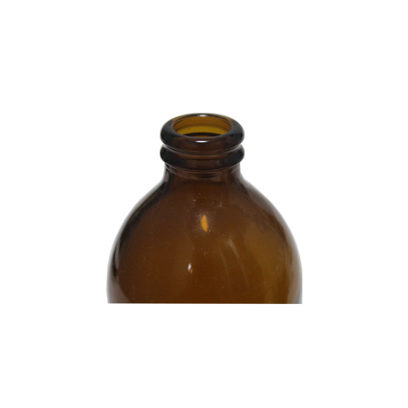 Xuzhou factory empty amber glass beer bottles with metal crown cap